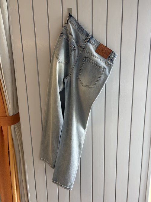 Fendi Soft Jeans with Luxury Cowhide Waist Tag