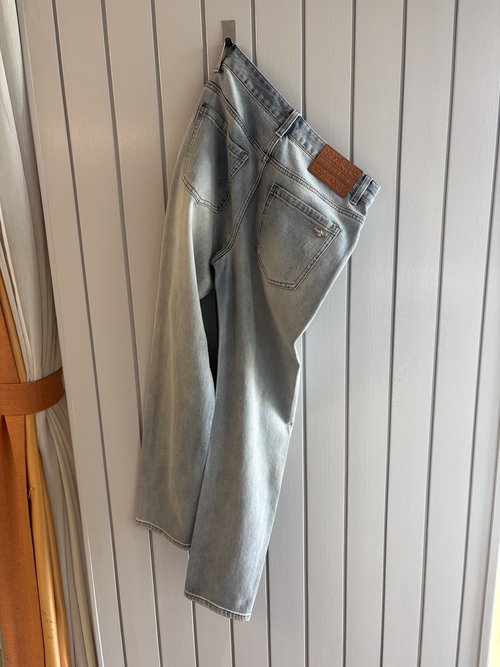 Fendi Soft Jeans with Luxury Cowhide Waist Tag