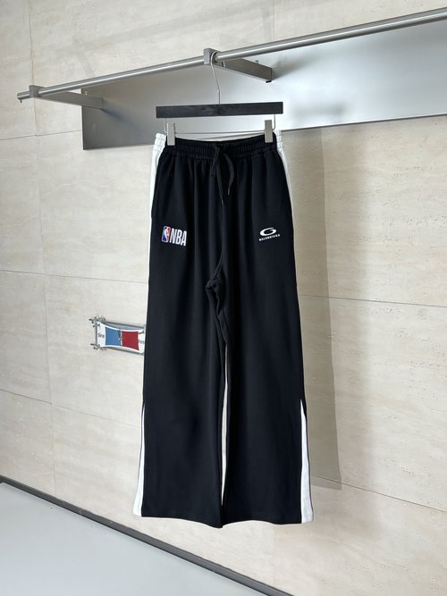 Balenciaga NBA Collaboration Loose Straight-Leg Casual Trousers