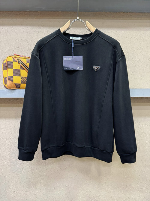 Prada Classic Logo Long-sleeved Sweatshirt