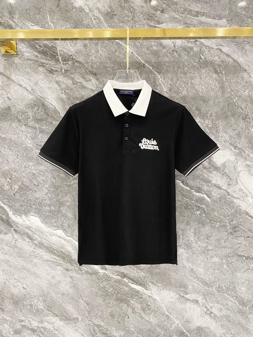 Louis Vuitton Contrast Polo Short Sleeve