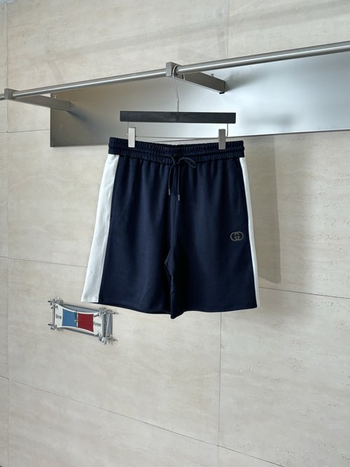 Gucci Patchwork Preppy Casual Shorts