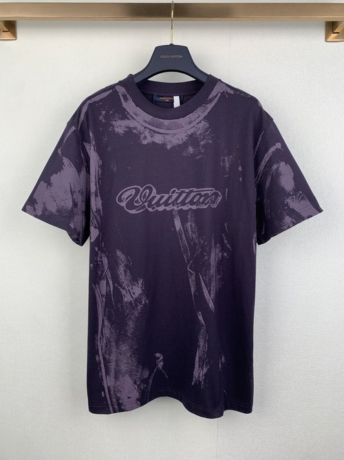 Louis Vuitton Custom-Dyed Cotton Short-Sleeved T-Shirt