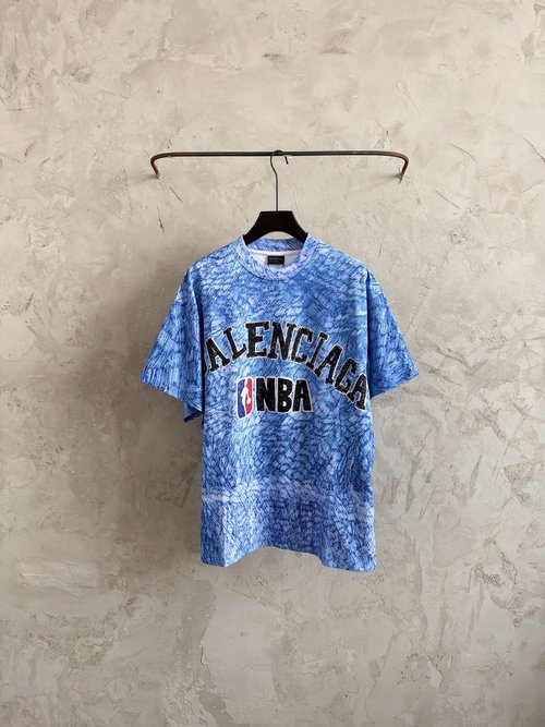 Balenciaga NBA Mesh T-shirt with Team Logo