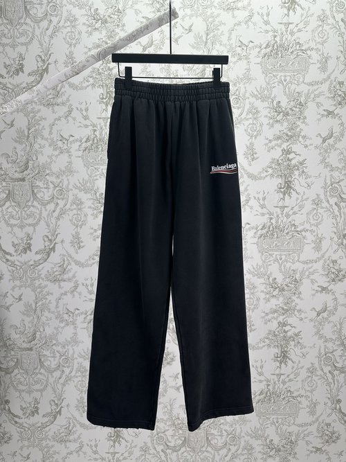 Balenciaga Cola Logo Straight Knit Sweatpants