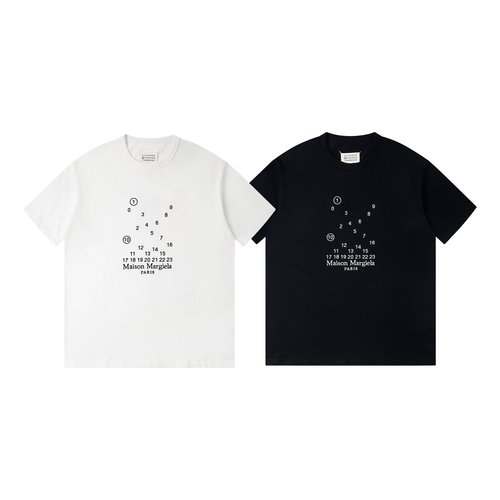 Maison Margiela Digital Embroidery Loose T-Shirt