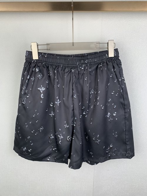 Louis Vuitton Waterdrop Monogram Pattern Casual Shorts