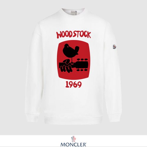 Moncler Custom Cotton Fleece Long Sleeve Sweatshirt