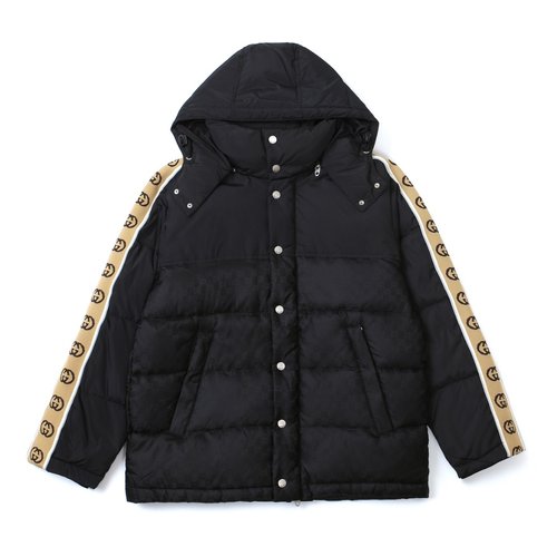 Gucci Limited Edition Reflective Logo Down Jacket with Dual G Emblem
