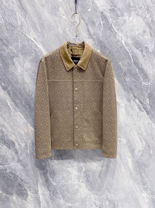 Fendi Comfortable Fendi-inspired Print Jacket