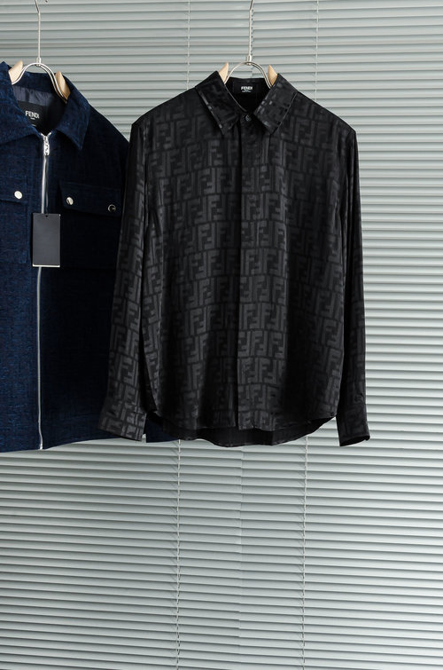 Fendi Full - Jacquard Shirt with Classic Design