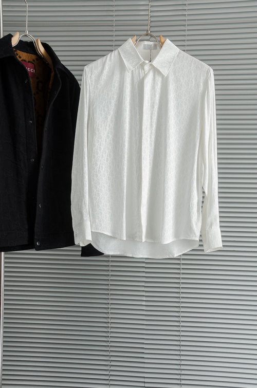 Dior Full Jacquard Shirt with Simple and High - end Style