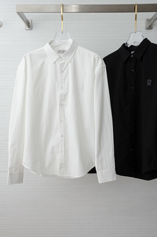 Brunello Cucinelli Oxford Long - Sleeve Leisure Shirt