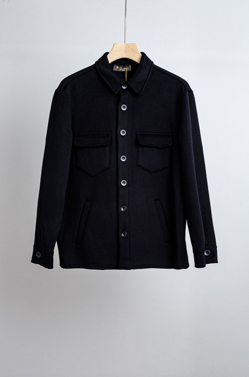 Loro Piana Double-sided Wool Jacket with an Elegant Style