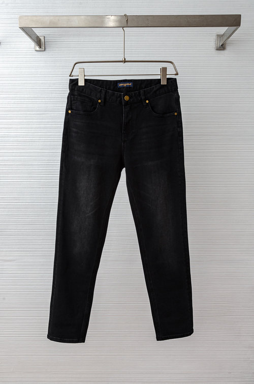 Louis Vuitton Stylish Straight Jeans with Premium Details