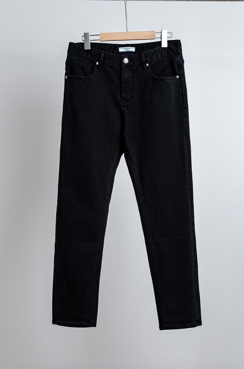 Prada Straight-leg Comfortable Jeans with Branding