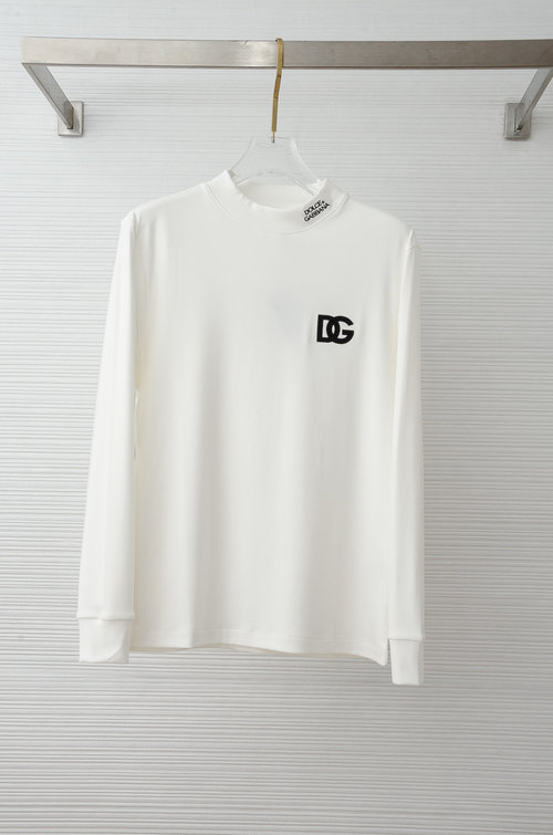 Dolce & Gabbana Stylish Embroidered T-Shirt with Premium Fabric