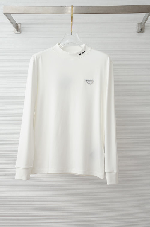 Prada Premium Embroidered T-Shirt with Premium Fabric