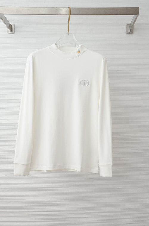 Burberry Imported Fabric Embroidered T-shirt, Stylish and Versatile