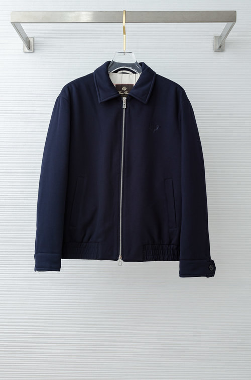 Loro Piana Classic Wool Blend Lapel Jacket, Refined Look