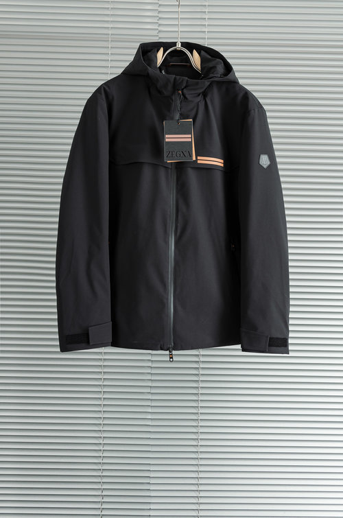 Zegna Waterproof Windproof Down-Filled Classic Jacket