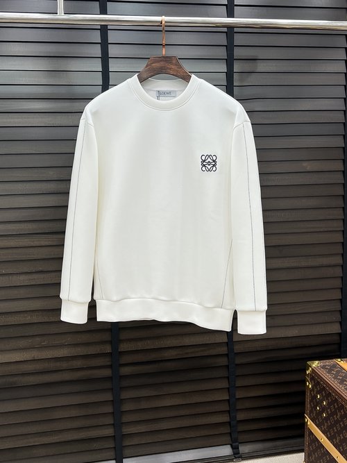 Loewe Elegant Air-Layered Crewneck Pullover