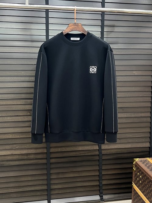 Loewe Air Layer Pullover Hoodie with Pattern Decoration