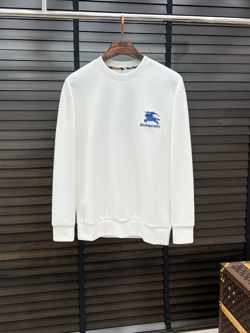 Burberry Unisex Air Layer Round Neck Printed Sweatshirt