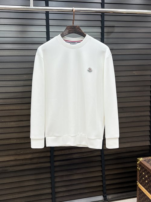 Moncler Air Layer Round Neck Printed Pullover Sweatshirt
