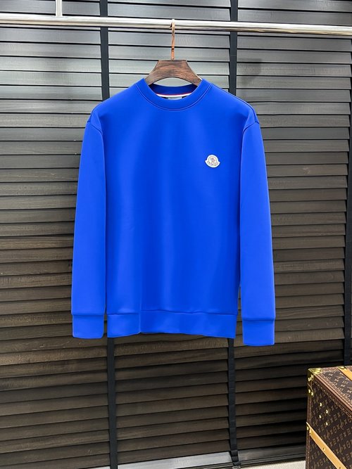 Moncler Air Layer Round Neck Printed Pullover Sweatshirt