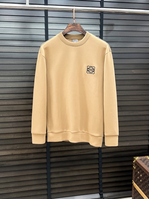 Loewe Air-Layered Pullover Hoodie with Pattern Decoration