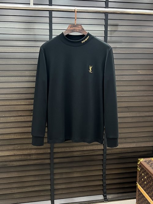 Yves Saint Laurent Soft Cotton Base Layer with Luxury Logo