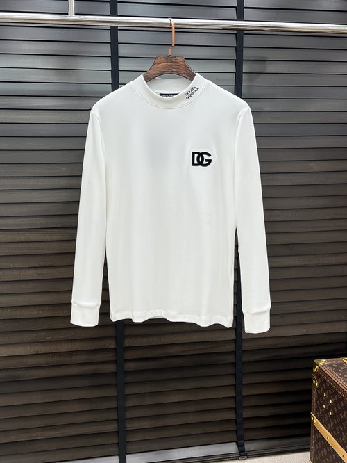 Dolce & Gabbana Soft Cotton Base Layer with Luxury Logo