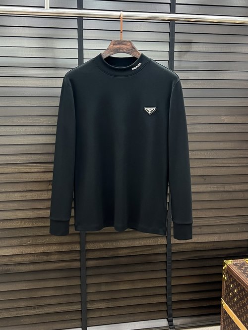 Prada Deer Velvet Micro-Fleece Semi-High Neck Base Layer