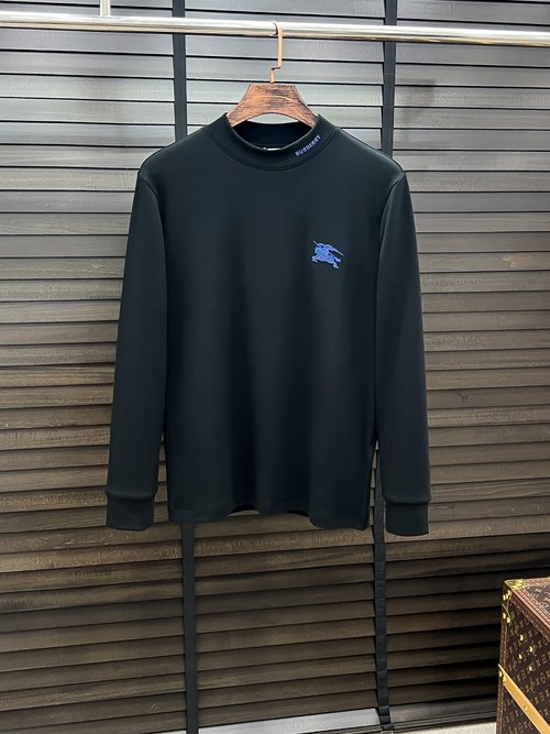 Burberry Soft Cotton Half-High Neck Base Layer