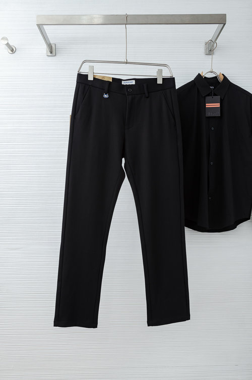 Burberry Minimalist Straight-Leg Casual Trousers