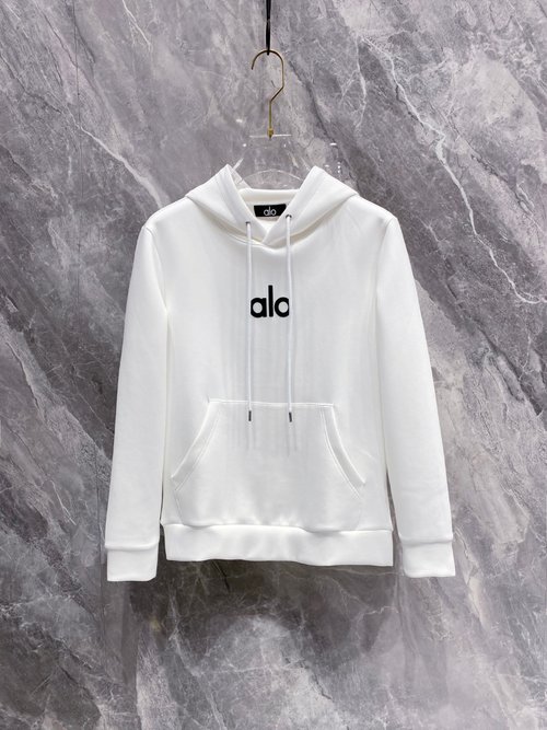 Alo Chic Unisex Hoodie with Distinctive Logo Embroidery