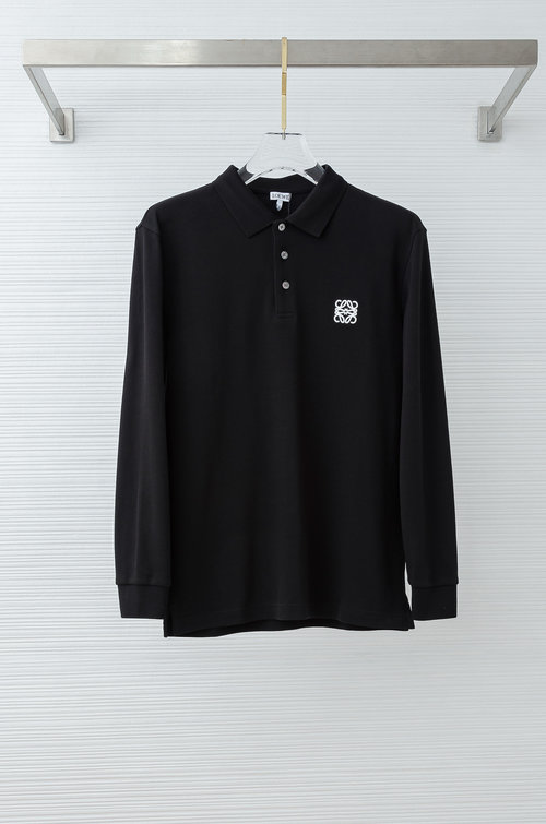 Loewe Pure Color Soft Cotton Long Sleeve T-Shirt