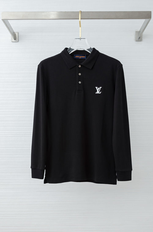 Louis Vuitton Comfortable Solid Color Long Sleeve T-Shirt