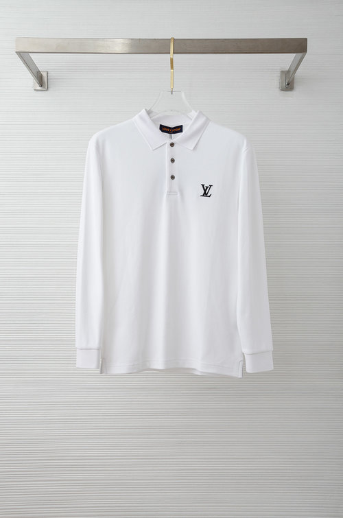 Louis Vuitton Solid Color T-Shirt with Soft Cotton and Good Elasticity