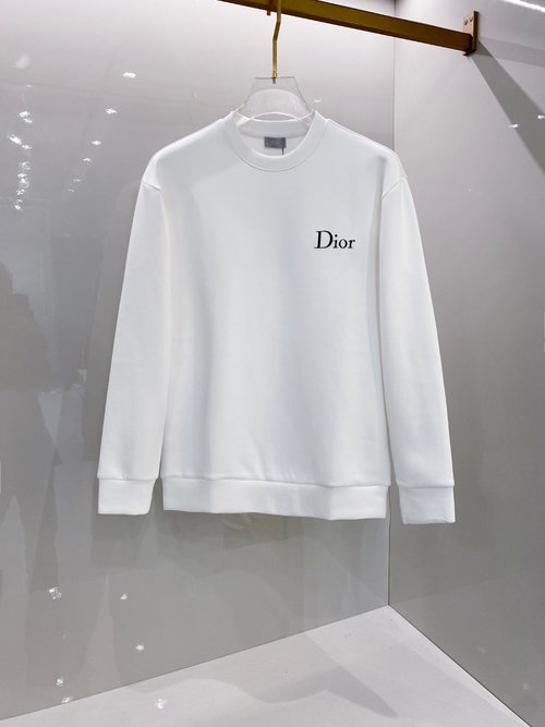 Dior Air Layer Round Neck Pullover with Pattern