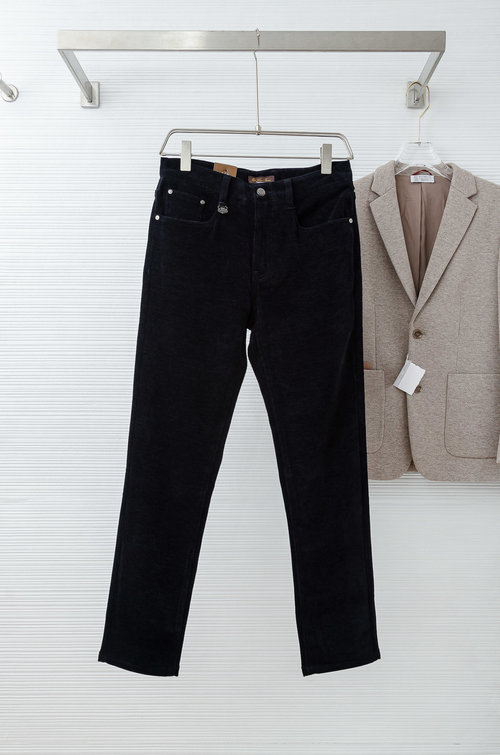 Loro Piana Vintage Corduroy Casual Trousers with Soft Feel