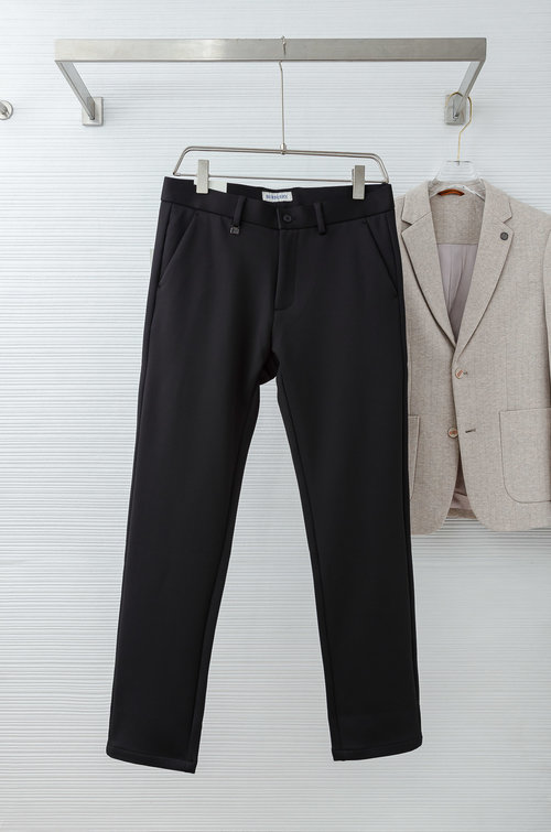 Burberry Minimalist Straight-Leg Casual Trousers