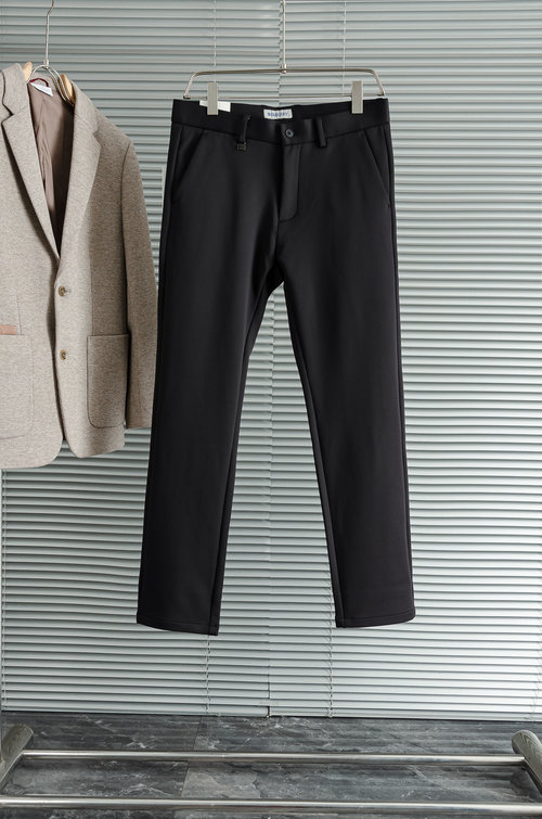 Burberry Minimalist Straight-Leg Casual Dress Pants