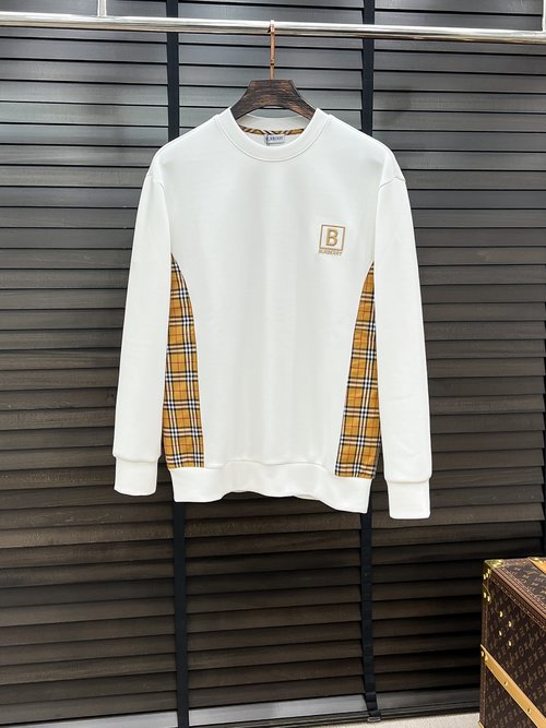 Burberry Air Layer Round Neck Sweatshirt with Logo