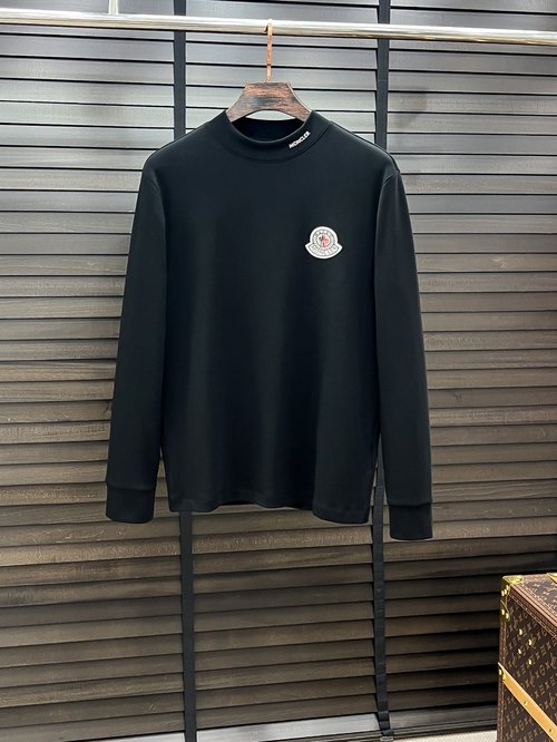 Moncler Soft Cotton Half-High Collar Base Layer