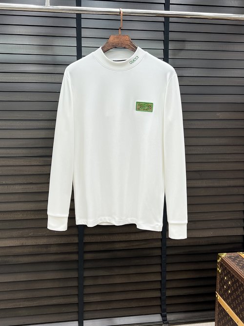 Gucci Soft Cotton Half-High Collar Base Layer
