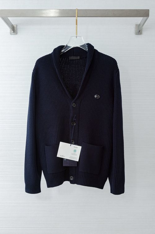 Prada Minimalist Cashmere and Wool Blend Sweater