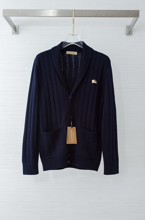 Burberry Luxury Cashmere and Wool Blend Cardigan