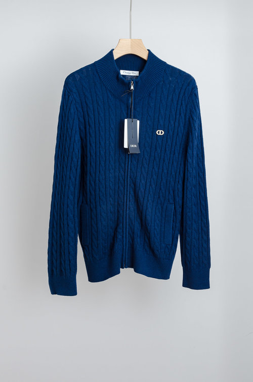 Dior Cashmere and Wool Blend Cardigan